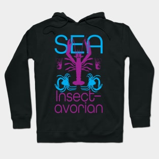 Sea Insectavorian Retro 80'd 90's Style Hoodie